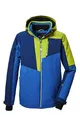 killtec Herren Skijacke/Funktionsjacke mit abzippbarer Kapuze und Schneefang KSW 76 MN SKI JCKT, dunkellime, XXL, 41964-000