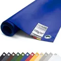 PVC LKW Plane 600g/m2 mit Ösen Abdeckplane Schutzplane matt (Blau, 2,5m x 2m) - Blau