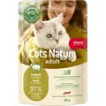 Katzenfutter Hoher Fleischanteil - mera Cats Nature Lamm - Nassfutter getreidefrei 12x85g 12x85g