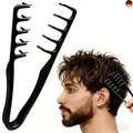 STRUKTURPASTE Lockenkamm Textur Kamm,Haarzange Texturkamm Texture Comb Styling