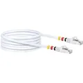 Schwaiger® CAT7 Netzwerkkabel S/FTP inkl. 3 Farbclips - Weiß 20,0 m