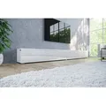 Platan Room Lowboard, Fernsehschrank 105/140/160/210/280cm breit Hängend Stehend Hochglanz weiß 210 cm