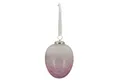 Exner GmbH Garten- & Wohnaccessoires Osterei EiHänger VIN, pink, Glas, 9x9x12 cm