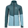 Ortovox - Women's Punta Berrino Hooded Jacket - Softshelljacke Gr M türkis/blau