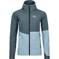 Ortovox Damen Punta Berrino Hoodie Jacke (Größe M, grau)
