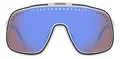 CARRERA SUN Brille C SPORT 02/S Größe 99-01 mm Matte Weiß/Eye size: 99 - Bridge size: 01