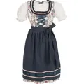 Maddox Dirndl Kinderdirndl 'Rosalie' 3-tlg., Streublümchen Weiß blau 122