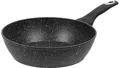 RESTO Kitchenware Bratpfanne Antlia, tiefe Pfanne mit ergonomischem Soft-Touch-Griff, Aluminium (1-tlg), Marmor-Antihaftbeschichtung, 4-lagig, für alle Herdarten geeignet