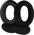 vhbw Ohrpolster kompatibel mit Sennheiser HD555, HD558, HD595, HD598, HD515, HD518 Kopfhörer Headset, Schaumstoff Schwarz