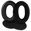 vhbw Ohrpolster kompatibel mit Sennheiser HD555, HD558, HD595, HD598, HD515, HD518 Kopfhörer Headset, Schaumstoff Schwarz
