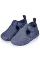 Sterntaler Badeschuhe Uni – Unisex Baby Aquaschuhe knöchelhoch mit Klettverschluss – Strukturierte Sohle – Atmungsaktives Mesh – Kinder Wasserschuhe - Bademode - Farbe blau, Größe 30