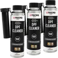 TECPO 3x Partikelfilter Reiniger Diesel DPF, 300ml DPF Diesel Reiniger Additiv Zusatz Kraftstoffzusatz Dieselpartikelfilter Reiniger Dieselkraftstoffadditiv
