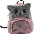 DONAU 7290842-94 Kinderrucksack Katze Plüsch - 22 x 32 x 11 cm
