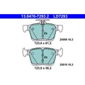 ATE 13.0470-7293.2 Bremsbelagsatz für SEAT AUDI VW SKODA Bremse Bremsbeläge