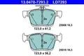 Bremsbeläge 13.0470-7293.2 ATE für AUDI SEAT SKODA VW CUPRA
