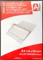 Albyco Laminierfolien Laminiertaschen A4 216 x 303 mm Dicke 2x125 Mikron 100 St.
