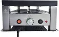 Solis Grill 5 in 1, Raclette/ Tischgrill/ Wok/ Crêpes/Pizza, 8 Personen, Edelstahl, Table Grill 5
