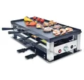 SOLIS OF SWITZERLAND Tischgrill Table-Grill 5 in 1 Raclette - Tischgrill - edelstahl/schwarz