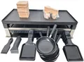 Solis Typ 791 - 5-in-1 Tischgrill/Raclette - 1400 Watt + Spachtel & 16 Pfännchen