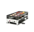 Solis 5 in 1 Raclette Tischgrill, 1400 W, 8 Personen, Mini Pizza Mini Wok Crepes