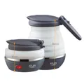 Adler Wasserkocher AD 1278, 0,6 l, 750,00 W, kompakt, Silikongehäuse, faltbar, grau, für Reise, Camping