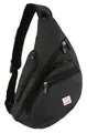 KangaROOS Umhängetasche Heaven, als Rucksack oder Umhängetasche Crossbody tragbar, schwarz