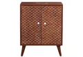 Marrakesch Orient & Mediterran Interior Kommode Vintage Möbel Sideboard Kommode aus Holz Mathis Braun (1 St), Handarbeit
