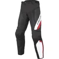 Dainese Drake Air D-Dry Motorrad Textilhose, schwarz-weiss-rot, Größe 64 für Männer