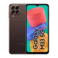 Samsung Galaxy M33 5G, Android Smartphone, 6,6 Zoll Infinity-O TFT Display, 5.000 mAh Akku, 6 GB RAM 128 GB Speicher, Dual-SIM, Brown