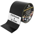 Hanse Syntec Systems Klebeband Reparaturband DIY selbstklebend – Dach, Wohnwagen & Rinne Butylband, selbstklebend, wasserdicht, UV-Sicher, witterungsbeständig schwarz 15 cm x 250 cm