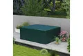Outsunny Gartenmöbel-Schutzhülle Abdeckhaube Wasserdicht UV-Schutz extra Befestigung Rechteckig (Schutzhülle, 1-St., Gartenmöbel), PE Grün 235 x 190 x 90 cm