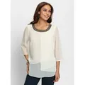 Witt Klassische Bluse Schlupfbluse beige 46