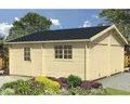 Doppelgarage Outdoor Life Falkland mit Schwingtoren 628,6 x 635 cm natur