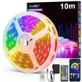 10 m,LED Strip Bluetooth RGB LED Strip Self-Adhesive with Remote Control and App