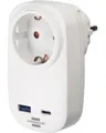 Brennenstuhl Steckdosenadapter+ USB Charger PD Kabel Digital/Daten (1508210010)