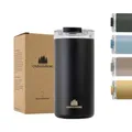 Groenenberg Thermobecher 440 ml | Kaffeebecher to go 100% Auslaufsicher | Hält mind. 4 h warm | Coffee to go Becher aus recyceltem Edelstahl