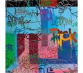 Tadessi Fototapete TADESSI Graffiti M1-No.11709 Tapete Abstrakt Bunt Blau