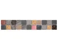 Mosaik Borde Bordüre Glasmosaik Stein mix grauschwarzgold MOS83BOR-0207
