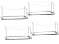 Visitenkartenhalter4 PCS Acryl Visitenkartenständer Transparenter Visitenkart...