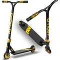 Apollo Stunt Scooter Freestyle Kickscooter Kinderroller Trick Roller "Hawk" - schwarz/gold - Schwarz/Gold