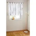 OTTO home Raffrollo Dimona, mit Schlaufen, Transparent, Voile, Polyester grau|silberfarben|weiß 60 cm x 140 cm