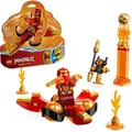 LEGO 71777 NINJAGO Kais Drachenpower-Spinjitzu-Flip Spielzeug, Spinner mit Kunststücken, Minifigur Kai zum Sammeln, kleines Geschenk für Kinder a... - Bronze