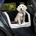 CopcoPet Rücksitz Hundeautositz Autohundebett Hundebett Transportbett Autoschondecke (55 x 55 x 38 cm, Schwarz)