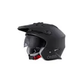 O'NEAL | Motorradhelm | Enduro Adventure Street |ABS-Schale, integrierte Sonnenblende | Volt Helmet SOLID | Erwachsene | Schwarz | Größe S