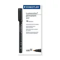 permanent Marker Lumocolor, orange, Linienbreite ca. 1,0 mm, wisch und wasser...