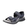 Rieker 26761-14, Herren Geschlossene Sandalen, Blau (Navy/schwarz/schwarz 14), 43 EU (9 UK)