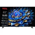 Televizor Smart QLED TCL 65T69C, 164 cm, Ultra HD 4K, Google TV, Clasa F - Schwarz