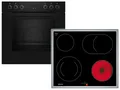 Neff EX4B0 Set Einbauherd E1CCD2AK3 + Glaskeramikkochfeld M16SRF0L0