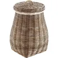 Kobolo Wäschekorb Rattankorb Aufbewahrungskorb Rattan Kubu Grey