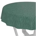 ANRO Tischdecke Wachstuchtischdecke Gartentischdecke Wachstischdecke (Einzelstück 1-tlg), Glatt Rund 140cm wasserabweisend grün Rund | Ø 140 cm x 140 cm x 140 cm x 0.25 mm